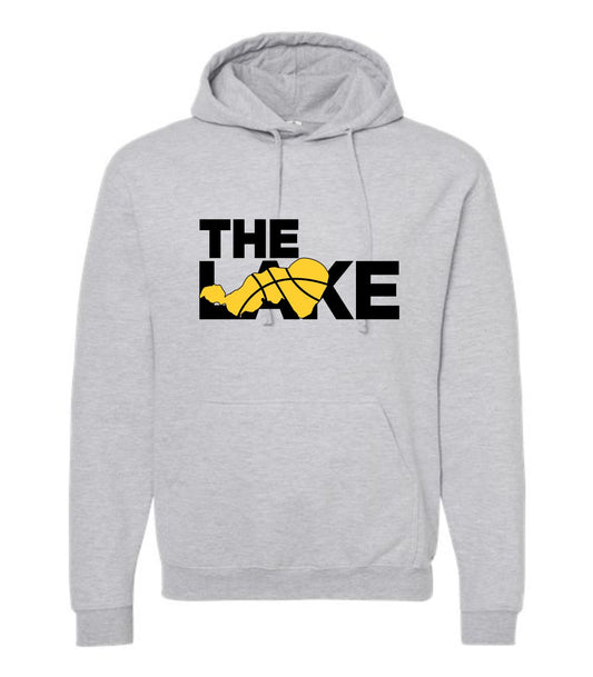 "THE LAKE" SERIES - Large Text Hooded Sweatshirt