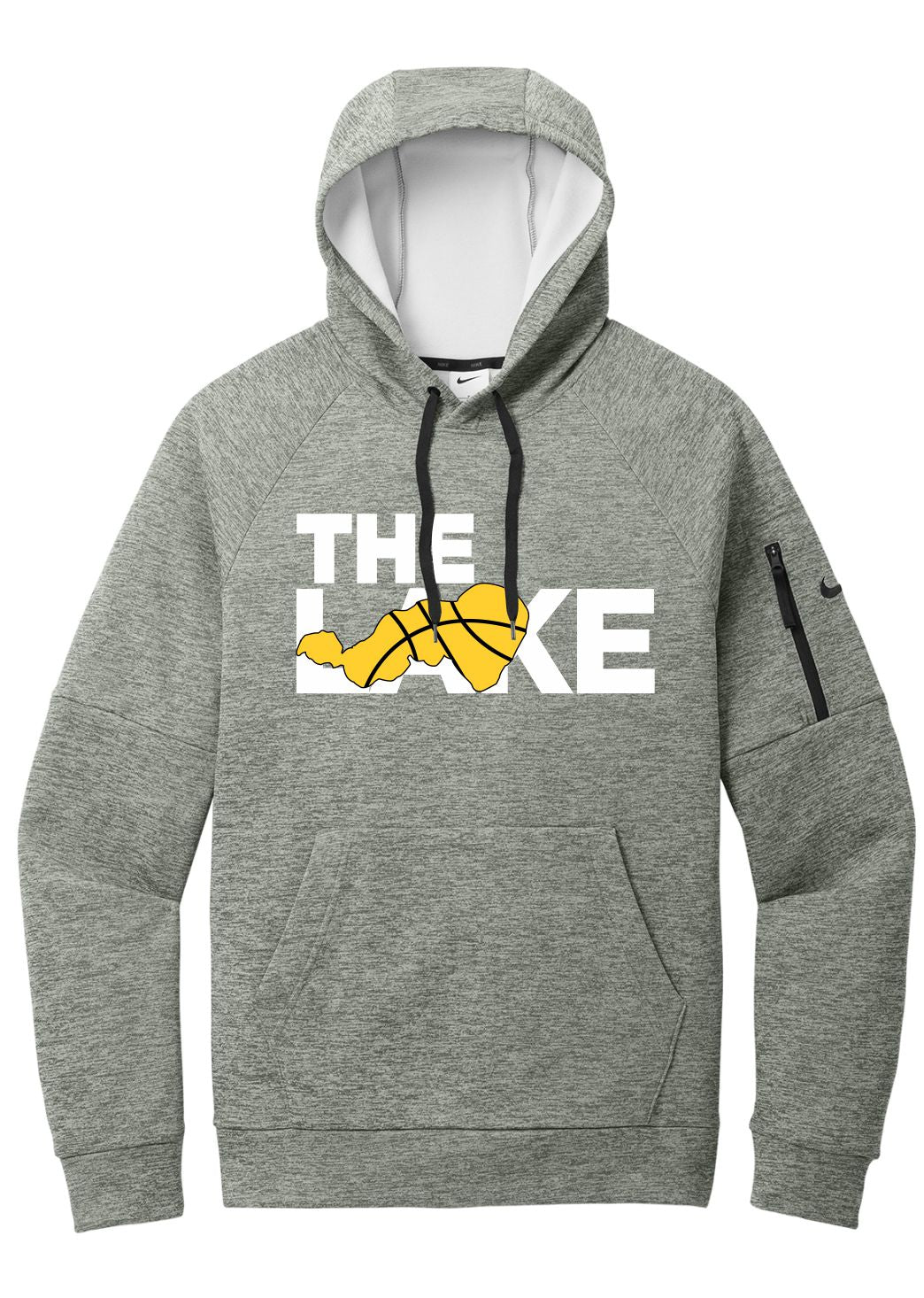 "THE LAKE" SERIES - Large Text Hooded Sweatshirt Nike