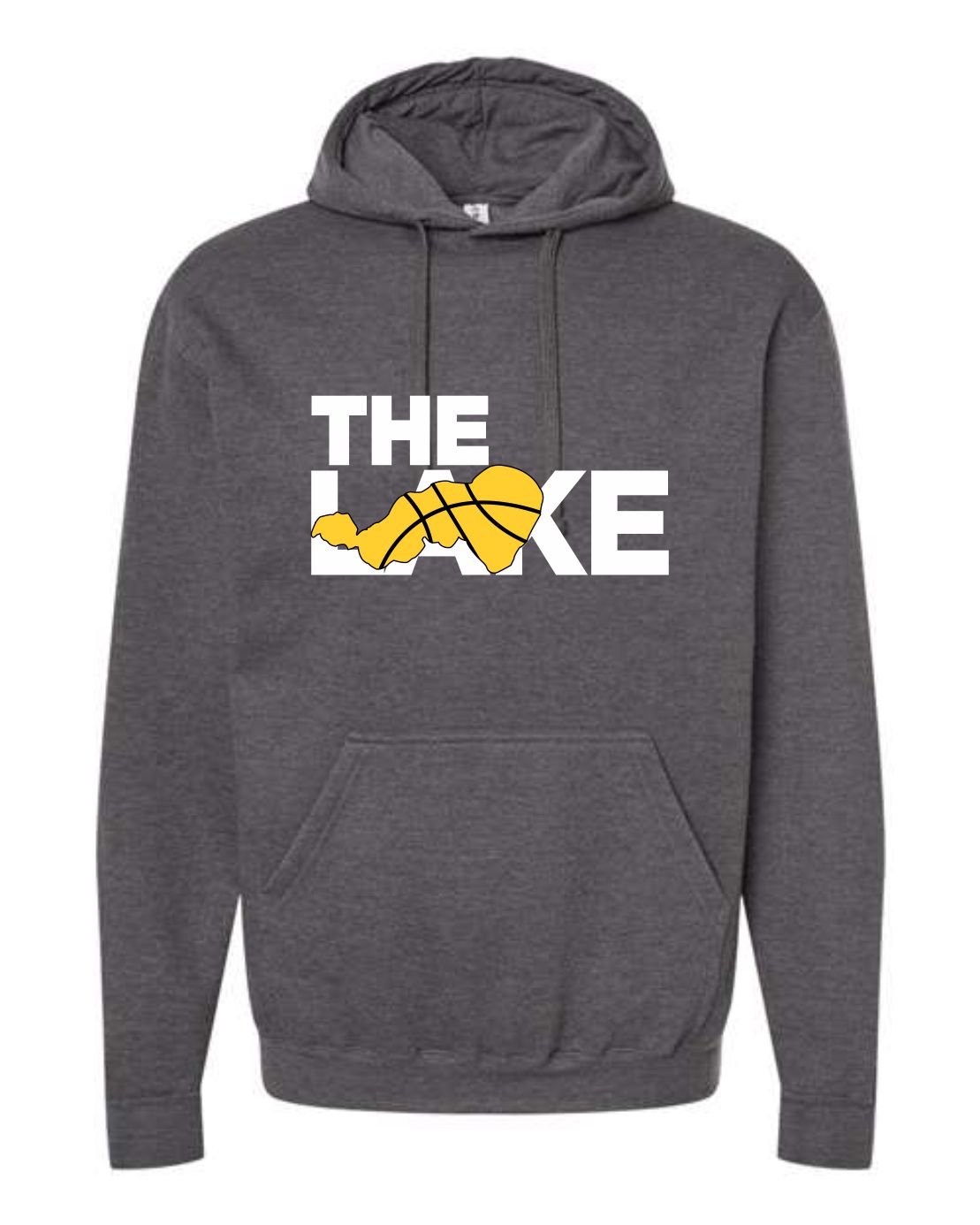 "THE LAKE" SERIES - Large Text Hooded Sweatshirt