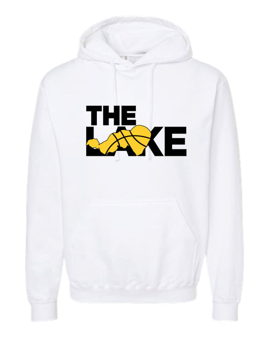 "THE LAKE" SERIES - Large Text Hooded Sweatshirt