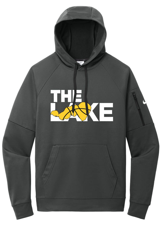 "THE LAKE" SERIES - Large Text Hooded Sweatshirt Nike