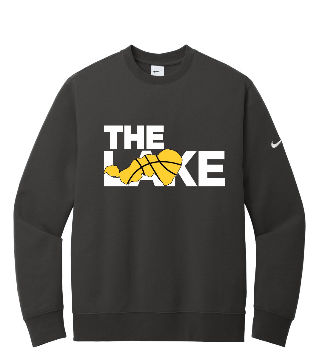 "THE LAKE" SERIES - Large Text Sweatshirt Nike