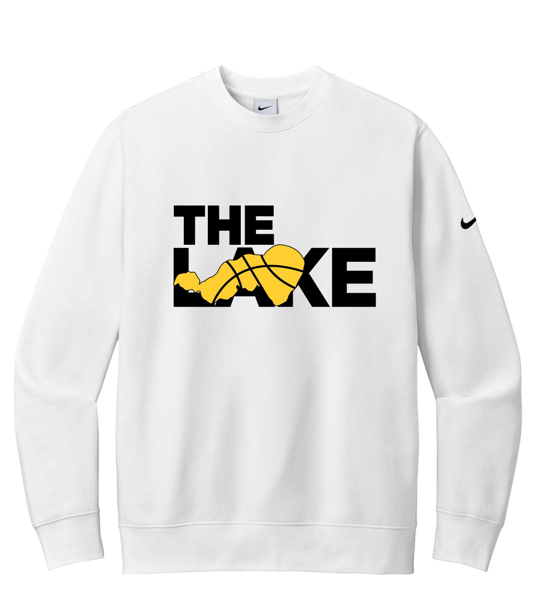 "THE LAKE" SERIES - Large Text Sweatshirt Nike