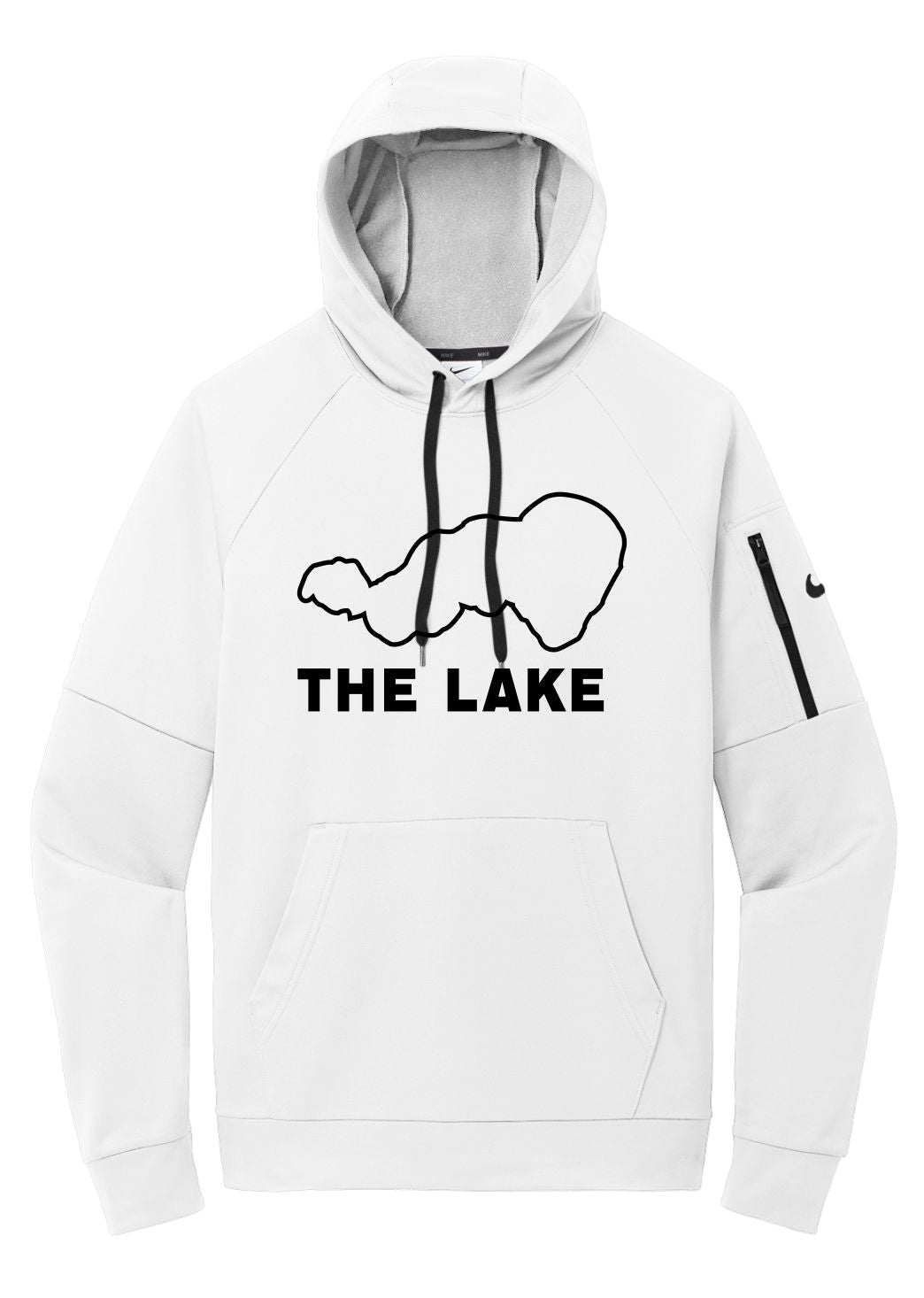 "THE LAKE" SERIES - Lake Outline Hooded Sweatshirt Nike