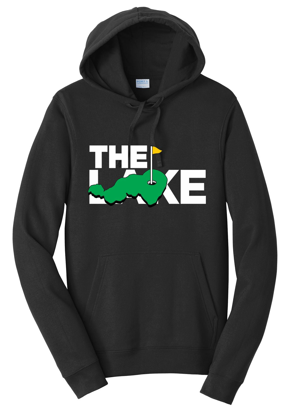 "The Lake" Golf Series -  Port & Co™ Fan Favorite™ Fleece Hooded Sweatshirt (Design P)