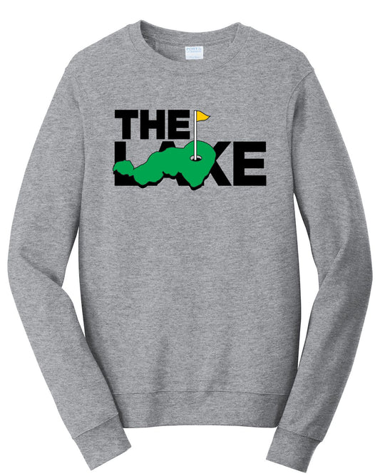 "The Lake" Golf Series -  Port & Co™ Fan Favorite™ Fleece Crewneck Sweatshirt (Design P)