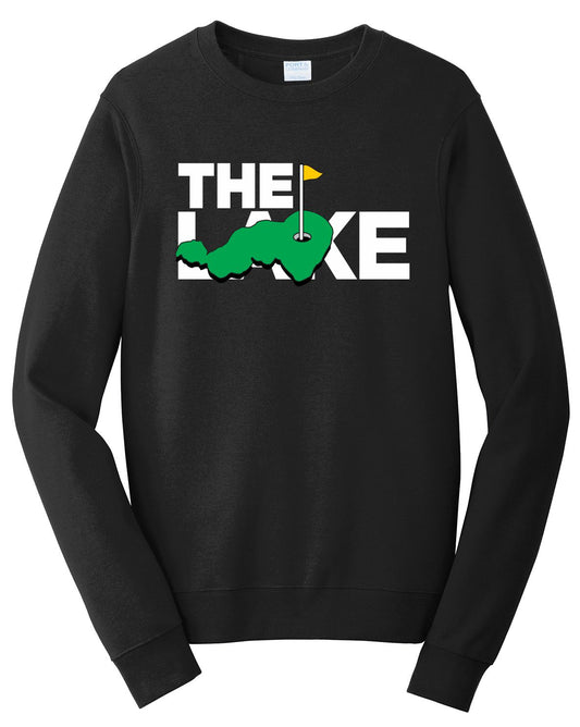 "The Lake" Golf Series -  Port & Co™ Fan Favorite™ Fleece Crewneck Sweatshirt (Design P)